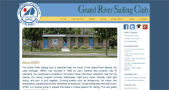 Desktop Screenshot of grandriversailingclub.com